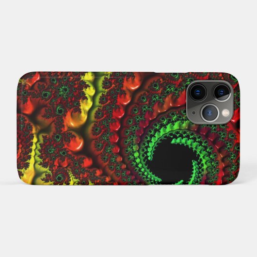 kerstkleuren Mandelbrot Case-Mate iPhone Case (Achterkant (horizontaal))