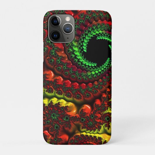 kerstkleuren Mandelbrot Case-Mate iPhone Case (Achterkant)