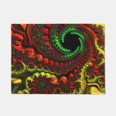 Kerstkleuren — Mandelbrotdeklep Deurmat (Voorkant)