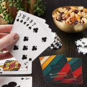 kerstkleuren pokerkaarten (Insitu)