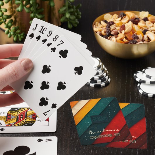 kerstkleuren pokerkaarten (Insitu)