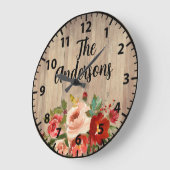 Kerstkleuren, Rozen en papavers, rood en groen Grote Klok (Hoek)