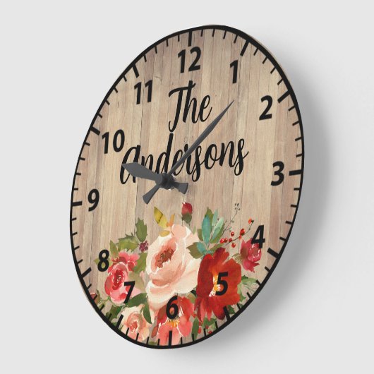 Kerstkleuren, Rozen en papavers, rood en groen Grote Klok (Hoek)