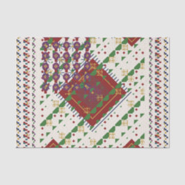 Kerstkleuren tissuepapier