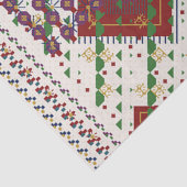Kerstkleuren  tissuepapier (Detail)