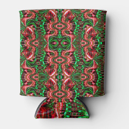 kerstkleurig blikjeskoeler (Voorkant)