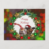 Kerstkleurig Briefkaart (Voorkant)
