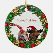 Kerstkleurig Ornament (Achterkant)