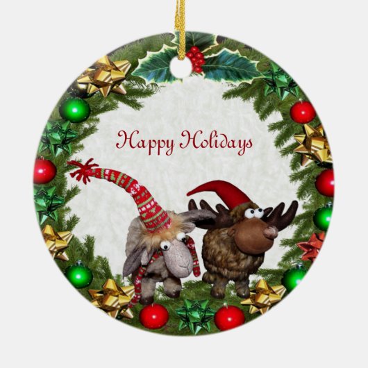 Kerstkleurig Ornament (Achterkant)