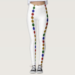 Kerstkleurige Ornamenten Leggings