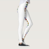 Kerstkleurige Ornamenten Leggings (Rechts)