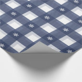 Kerstkleurige paling cadeaupapier (Hoek)