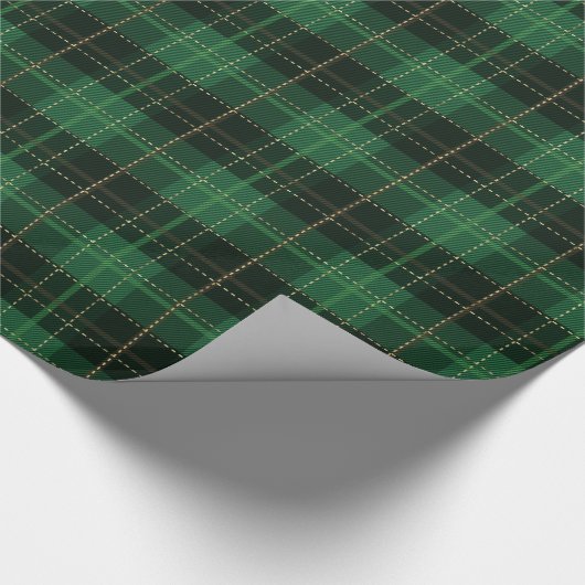 Kerstkleurige paling cadeaupapier (Hoek)