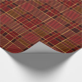 Kerstkleurige paling cadeaupapier (Hoek)