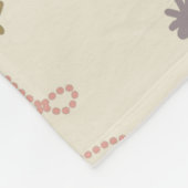 Kerstkleurige symbolen Veranderlijke Achtergrond Fleece Deken (Hoek)