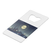kerstkleuter creditkaart flessenopener (Voorkant Gekanteld)