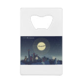 kerstkleuter creditkaart flessenopener (Achterkant)