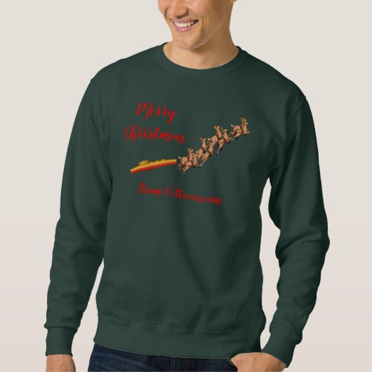 Kerstkleuter Kazoo Slaaigh Sweatshirt (Voorkant)