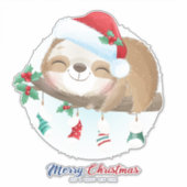 Kerstklever Sticker (Voorkant)