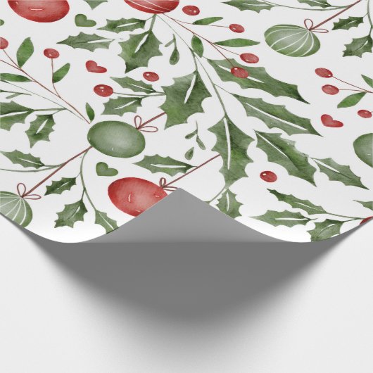 Kerstklimop Cadeaupapier (Hoek)