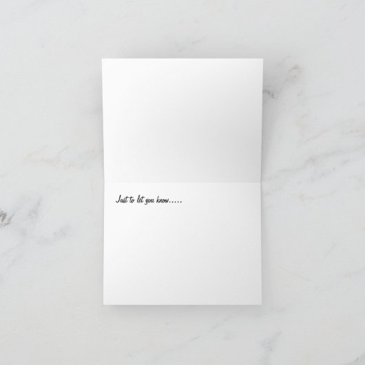 Kerstklok Feestdagen Kaart (Binnen)