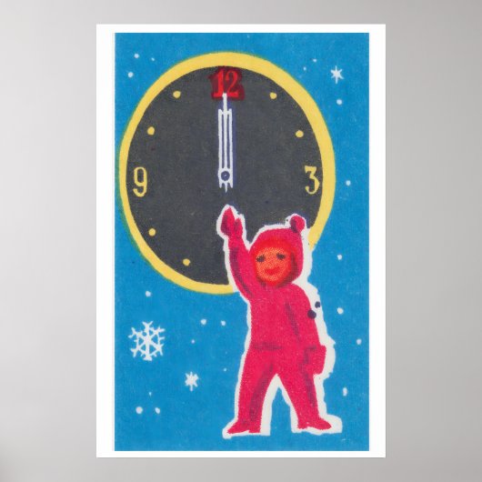 Kerstklok Kind - Luciferdoosje Print - Esthetisch (Voorkant)