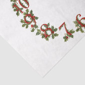Kerstklok Wijzerplaat Tissuepapier (Detail)
