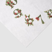 Kerstklok Wijzerplaat Tissuepapier (Detail)