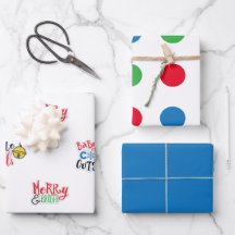 Kerstklokjes, vrolijk kerst Inpakpapier vellen