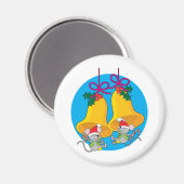 Kerstklokkemuizen Magneet (Voorkant / Achterkant)