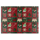 kerstklokken - 15x11 GLASS CUTTING BOARD Snijplank (Voorkant)