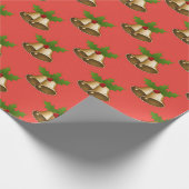 "Kerstklokken" Cadeaupapier (Hoek)