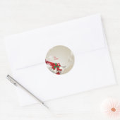 Kerstklokken en linten op beige -Gift Labels (Envelop)