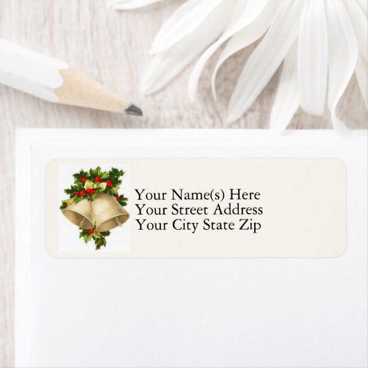 Kerstklokken etiket (Insitu)