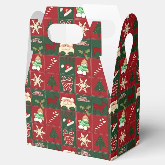 kerstklokken, FAVOR BOX, kabeldoos Bedankdoosjes (Geopend)