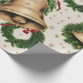 Kerstklokken Inpakpapier (Hoek)