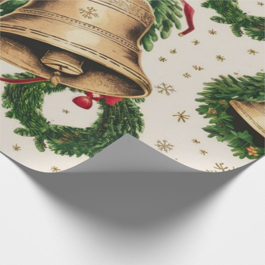 Kerstklokken Inpakpapier (Hoek)
