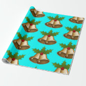 Kerstklokken Inpakpapier (Uitgerold)