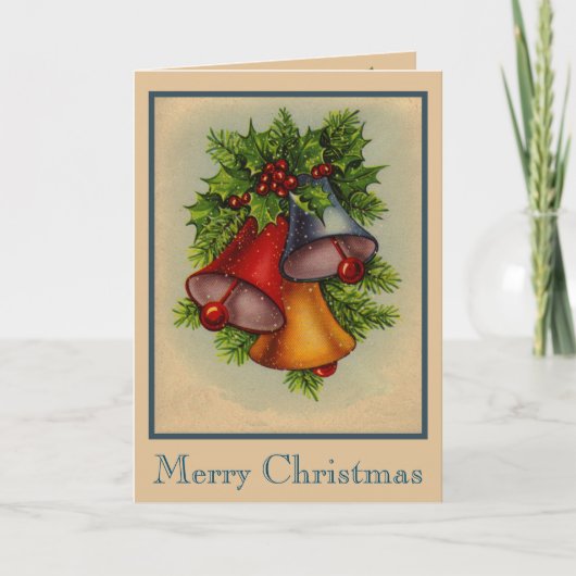 Kerstklokken Kaart (Voorkant)