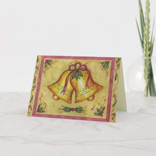 Kerstklokken Kaart (Voorkant)