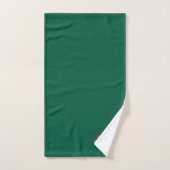 Kerstklokken Regenboog Groen Bad Handdoek (Handdoek)