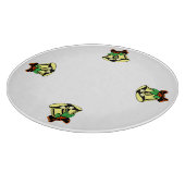 Kerstklokken Ronde Snijplank (Hoek)