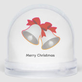 Kerstklokken  sneeuwbol (Achterkant)