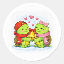 Kerstklokken Vreugde Ronde Sticker