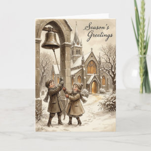 Kerstklokkerkaart Kaart