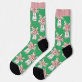 Kerstklokpatroon Soks Sokken (Links)