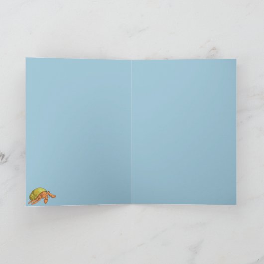 kerstkluizenaar feestdagen kaart (Binnen)