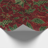  kerstklvet, rood en groen cadeaupapier (Hoek)