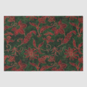  kerstklvet, rood en groen tissuepapier (Voorkant)