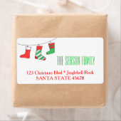 kerstknipperslabel etiket (Insitu)